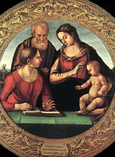 Luca Signorelli Madonna and Child with St Joseph and Another Saint china oil painting image
